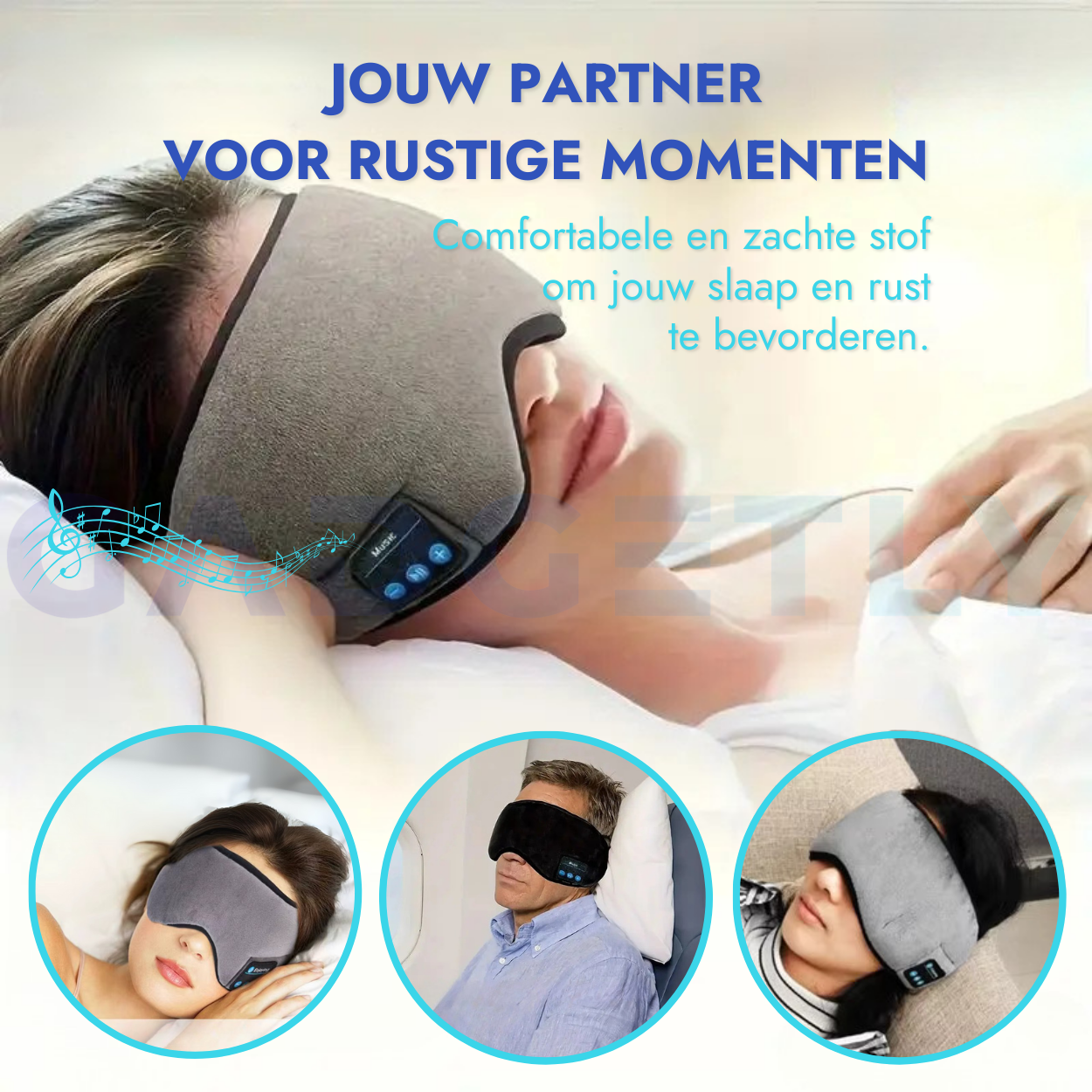 SLAAPMASKER BLUETOOTH 🎶