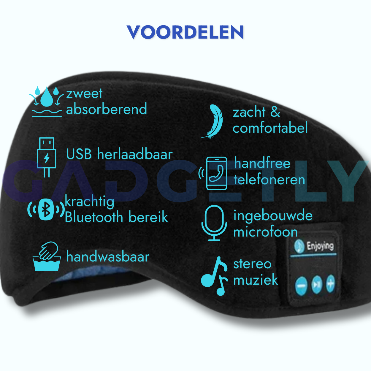 SLAAPMASKER BLUETOOTH 🎶